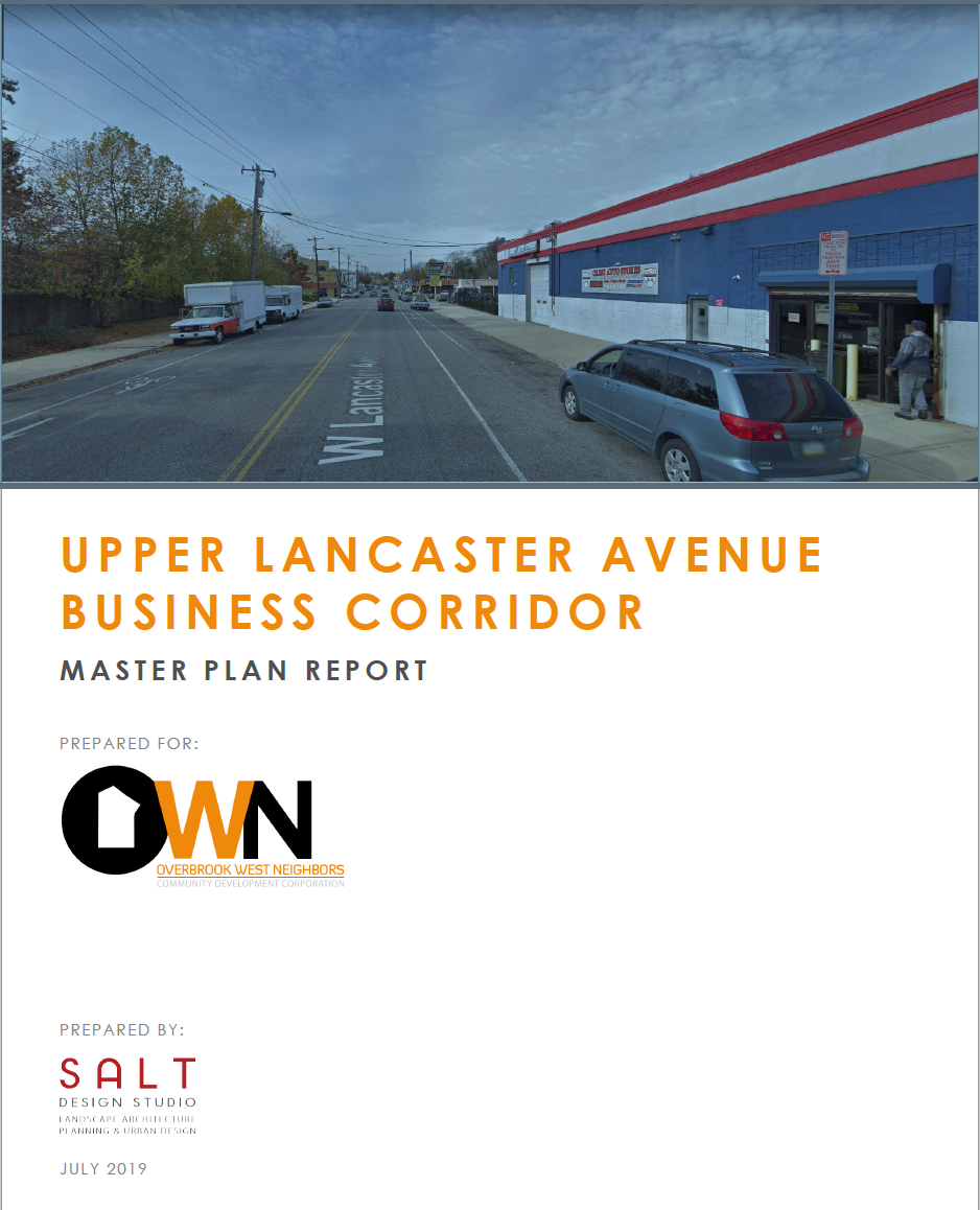 Upper Lancaster Avenue Business Corridor Master Plan
