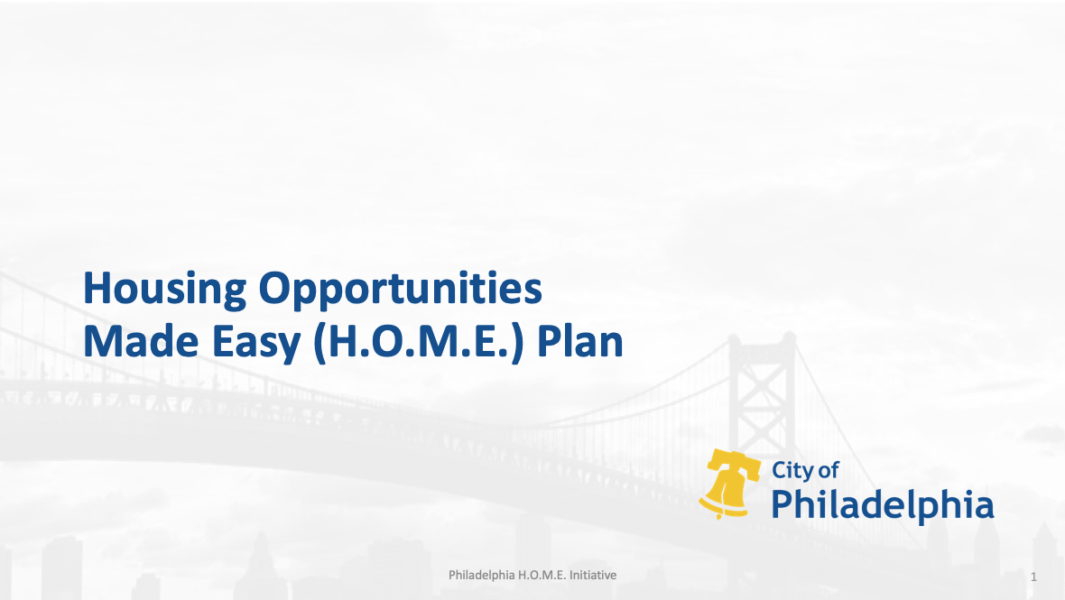 Mayor Parker’s H.O.M.E. Initiative RCO Presentation