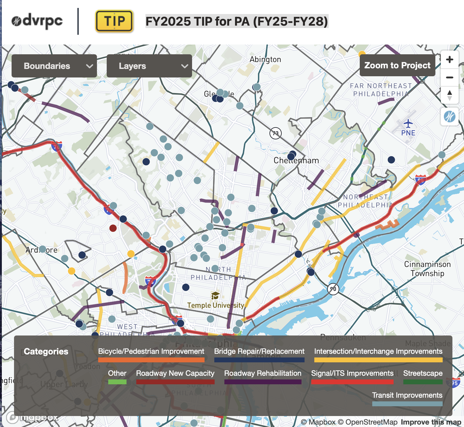 FY2025 TIP for Pennsylvania (FY25-FY28) – Overbrook West Neighbors