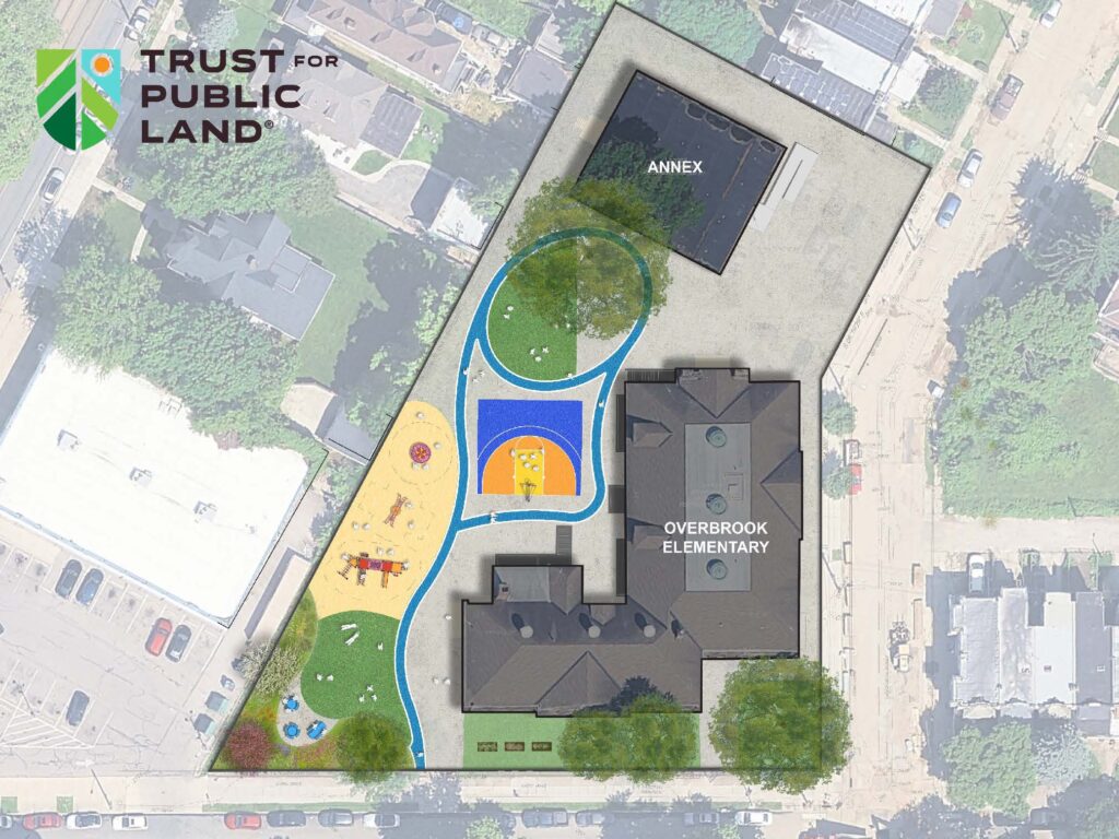 TPL Overbrook Schoolyard Map