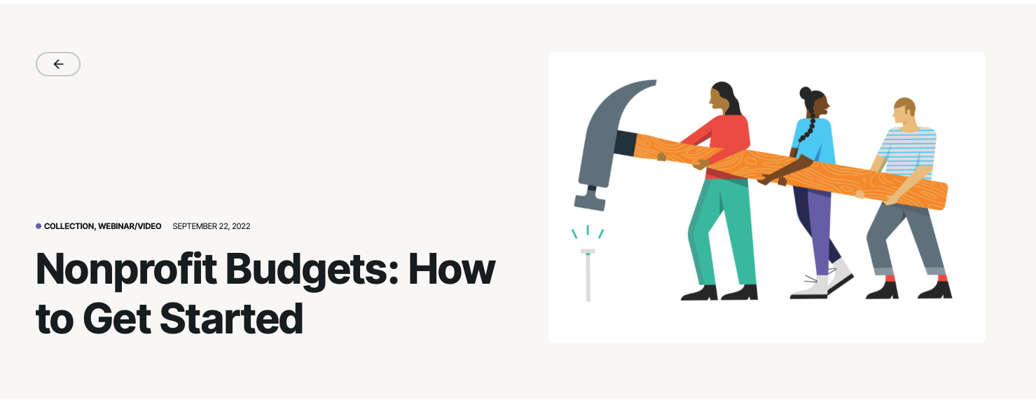 NFF. Nonprofit Budgets